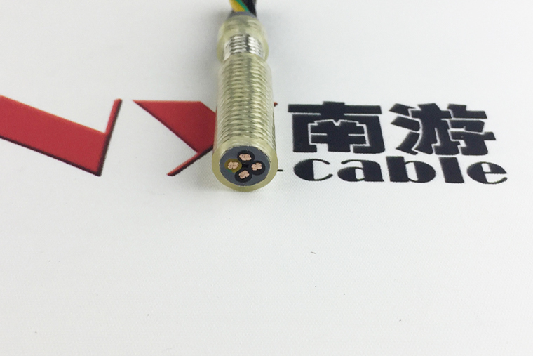 双护套聚氨酯拖链电缆 双护套聚氨酯拖链电缆