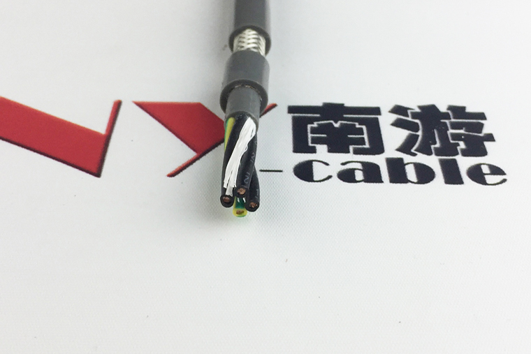 高柔性聚氨酯双护套拖链电缆 高柔性聚氨酯双护套拖链电缆