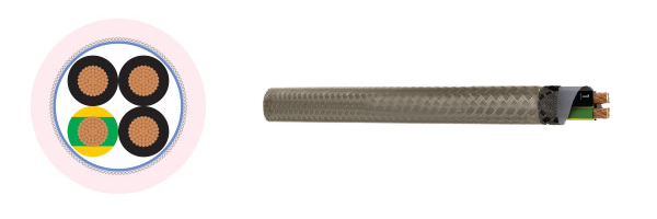 伺服电缆示例图